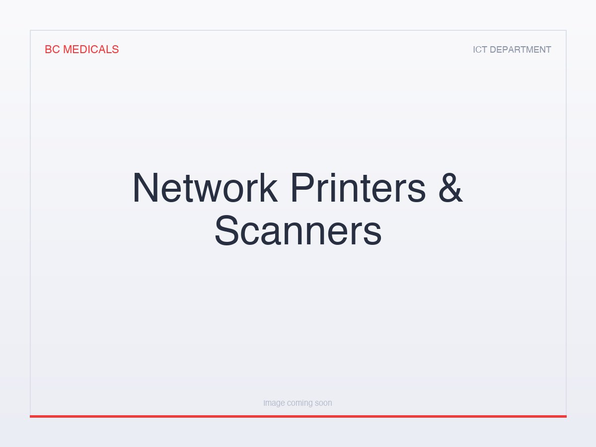 Network Printers & Scanners
