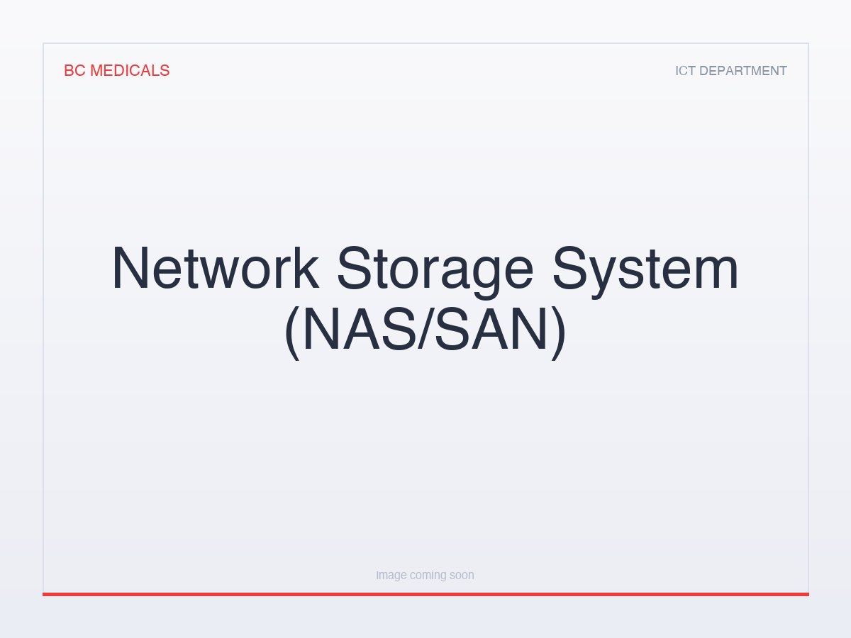 Network Storage System (NAS/SAN)