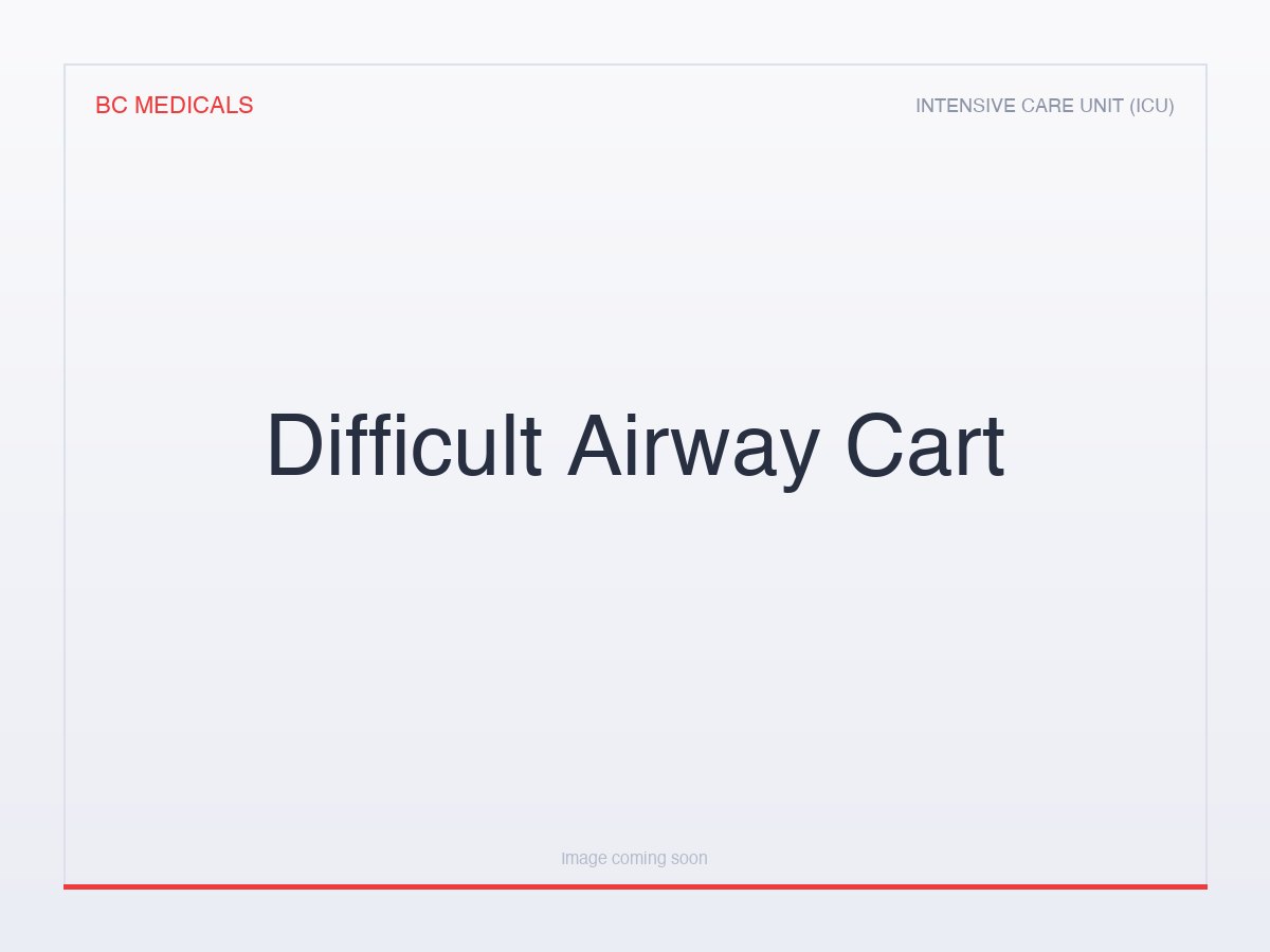 Difficult Airway Cart