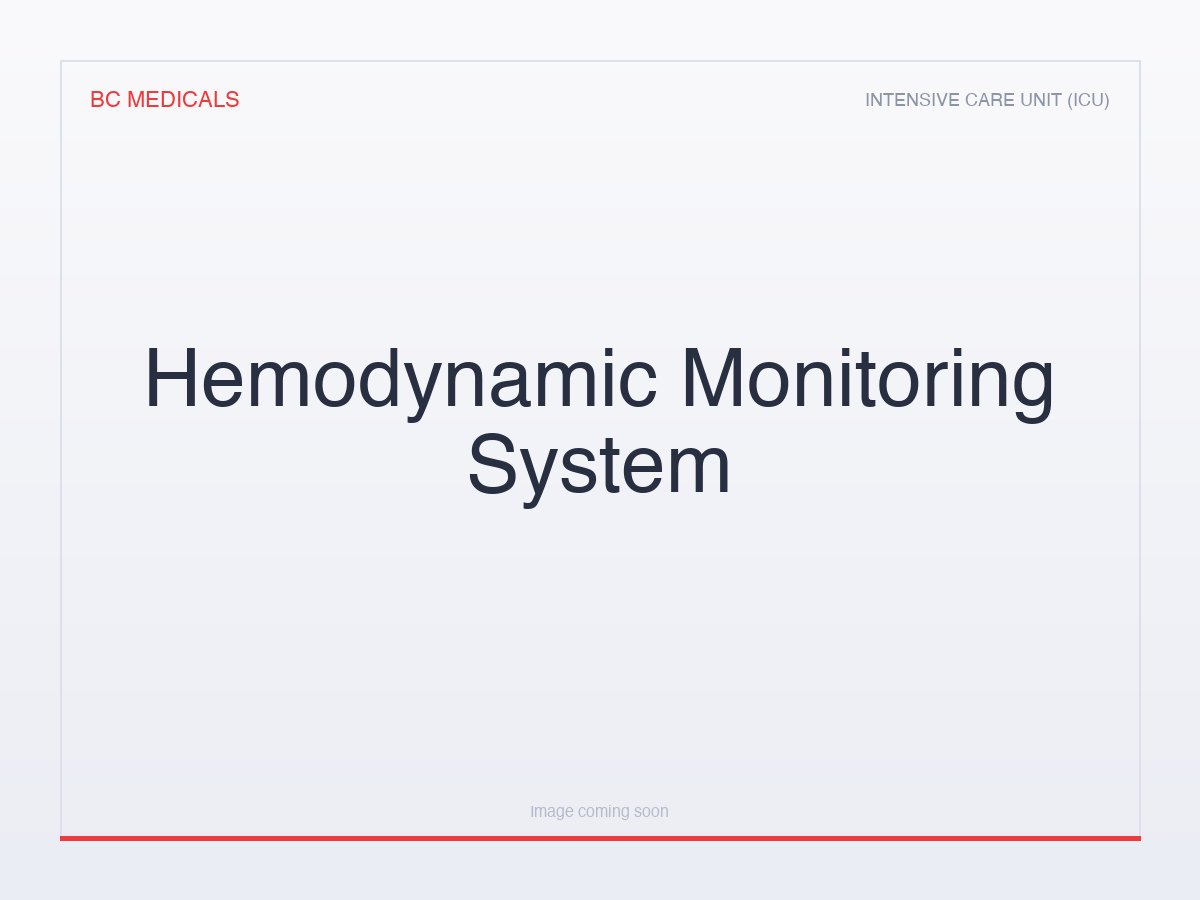 Hemodynamic Monitoring System