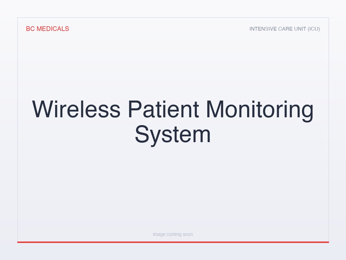 Wireless Patient Monitoring System