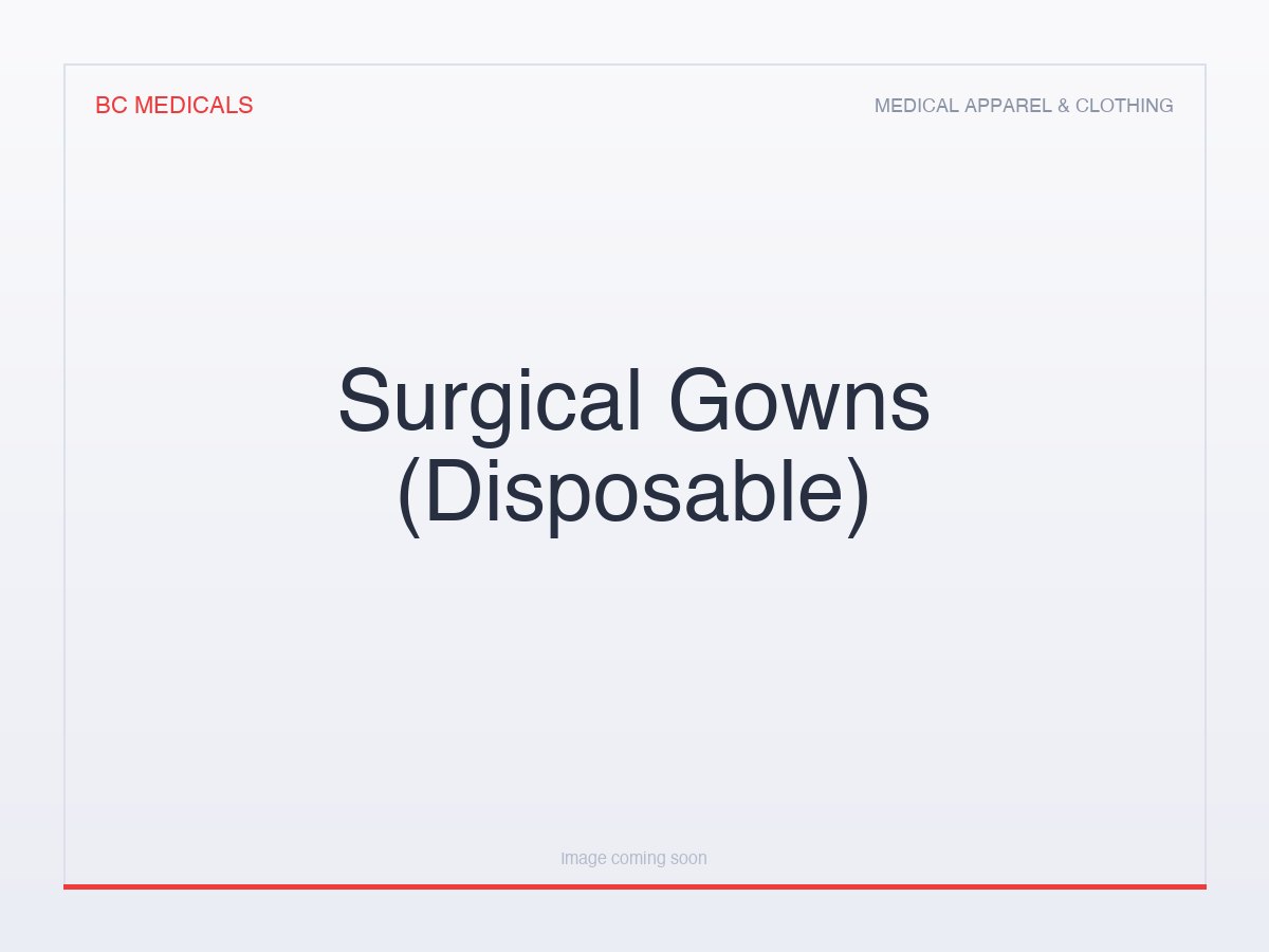 Surgical Gowns (Disposable)
