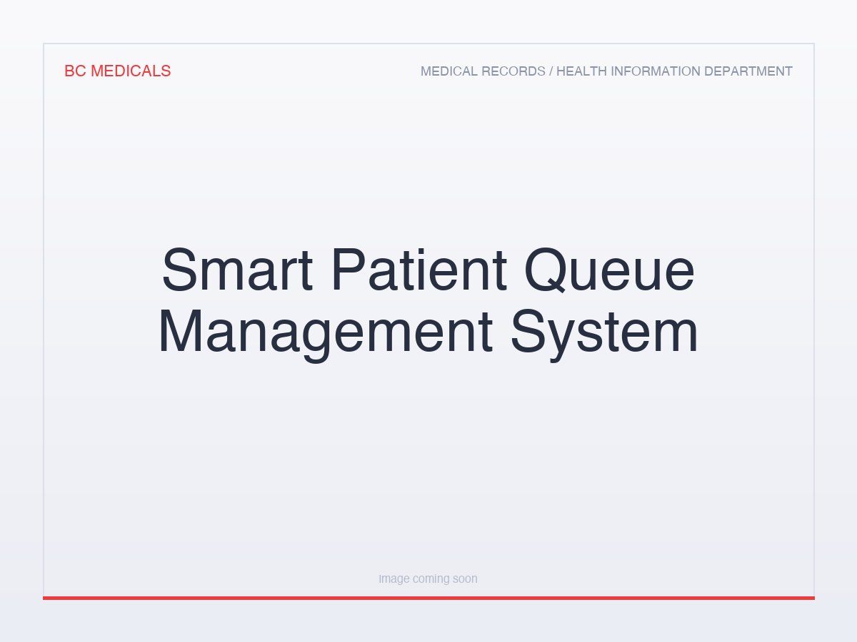 Smart Patient Queue Management System