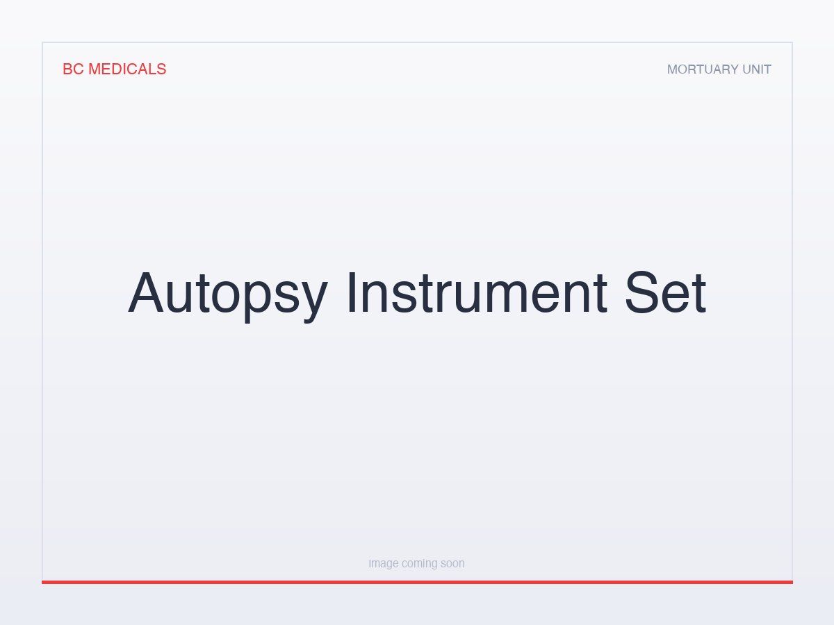 Autopsy Instrument Set