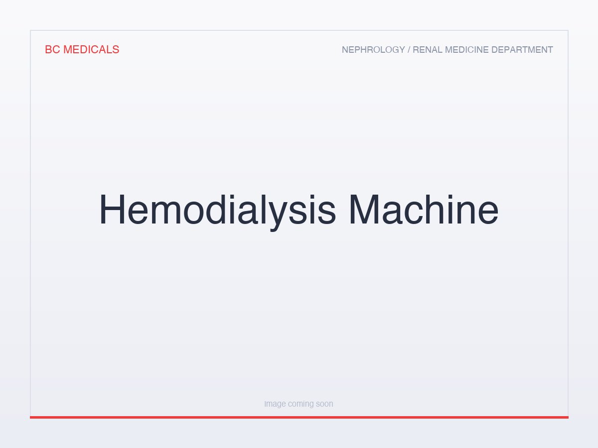 Hemodialysis Machine