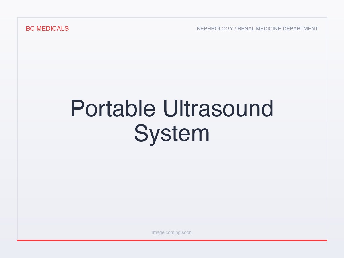 Portable Ultrasound System