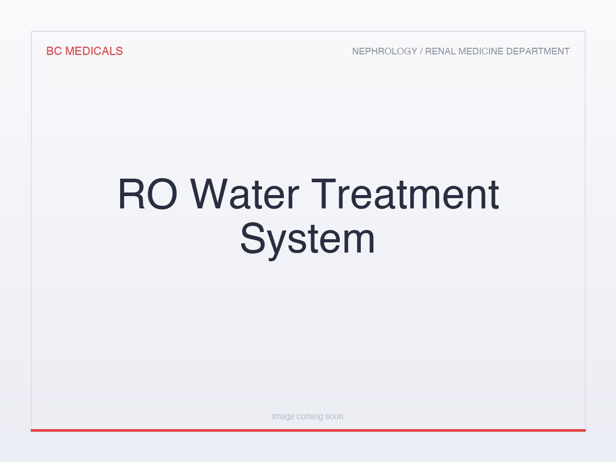 RO Water Treatment System