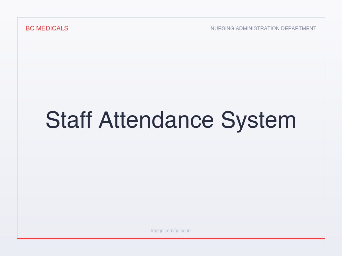 Staff Attendance System
