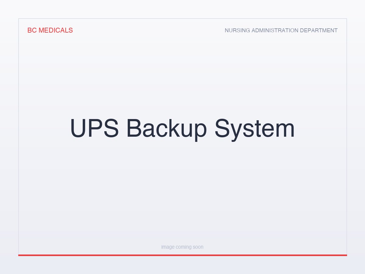 UPS Backup System