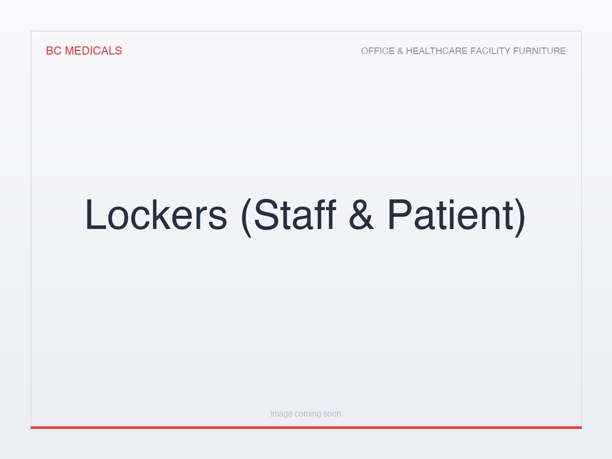 Lockers (Staff & Patient)