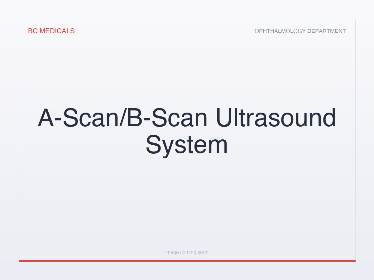 A-Scan/B-Scan Ultrasound System