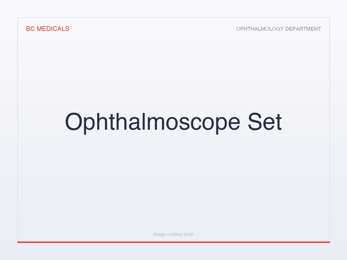 Ophthalmoscope Set