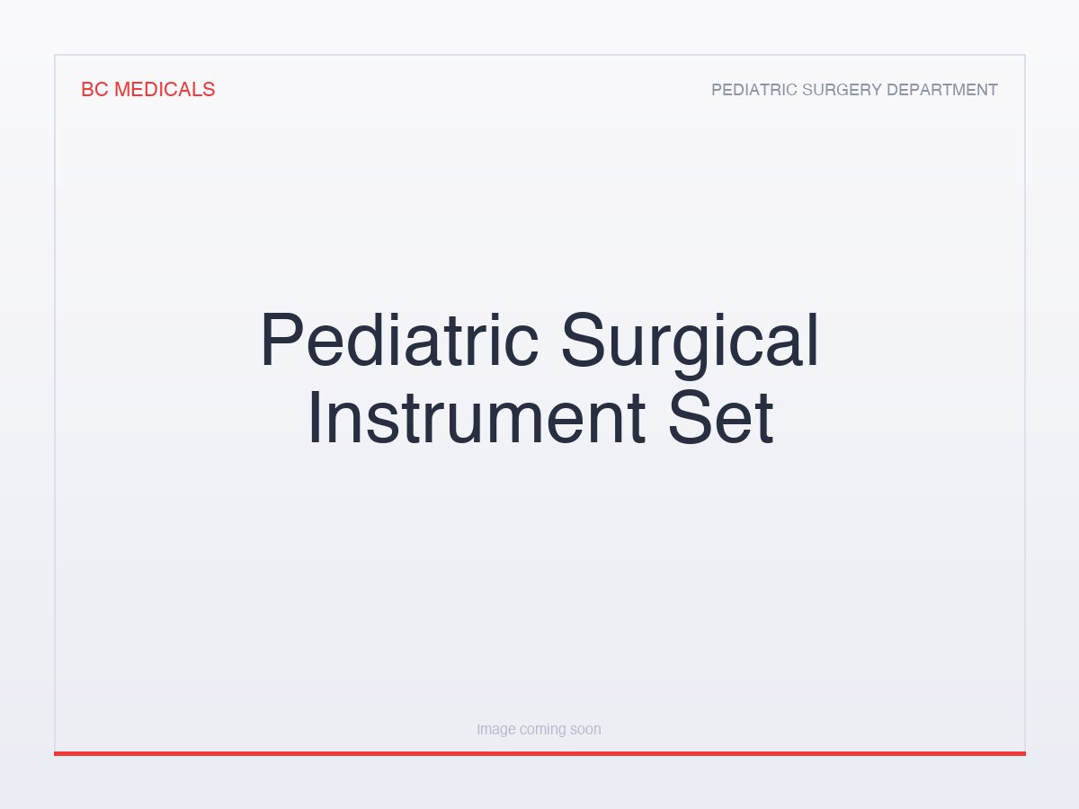 Pediatric Surgical Instrument Set