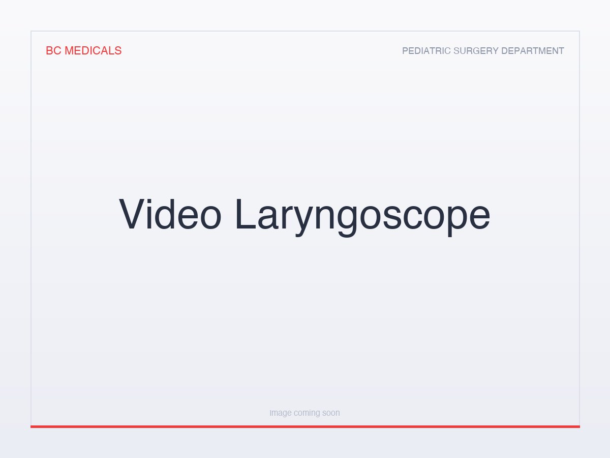 Video Laryngoscope
