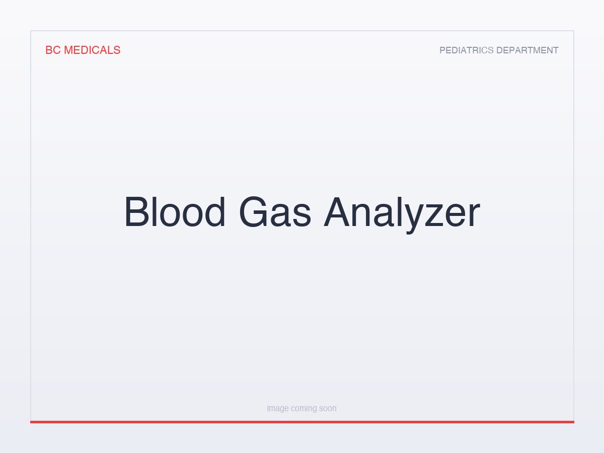 Blood Gas Analyzer