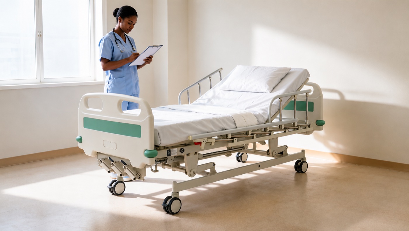 Multisegmented Hospital Bed variant