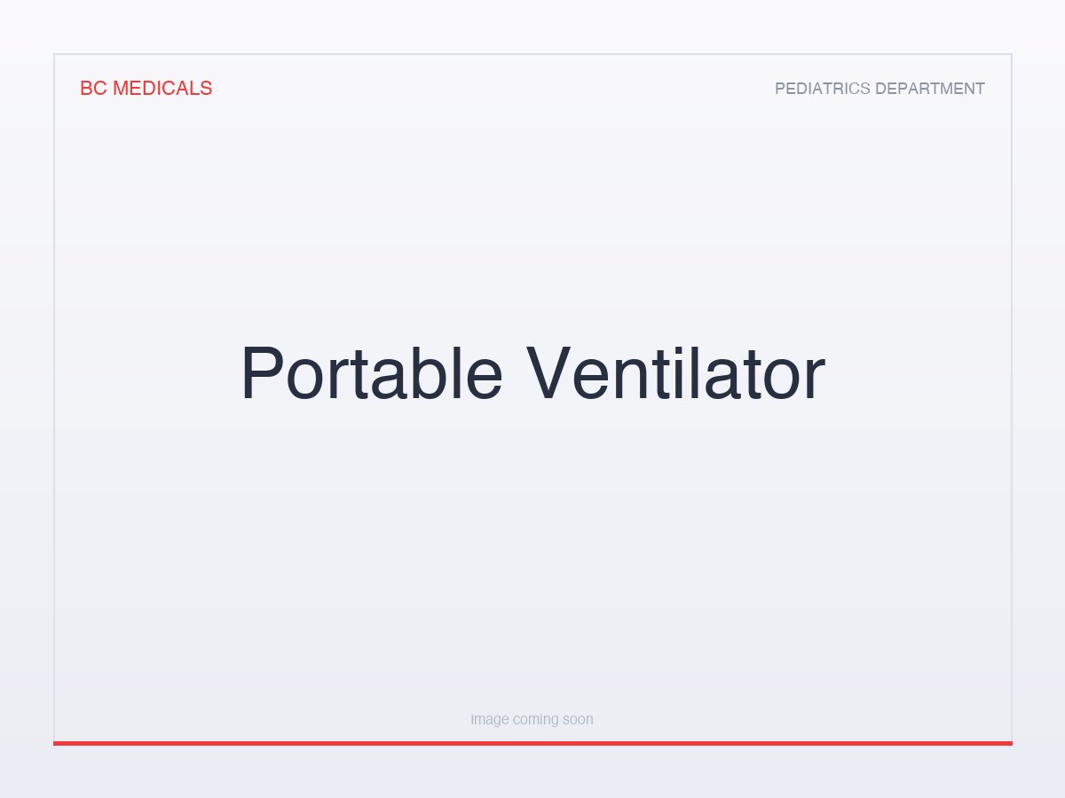 Portable Ventilator