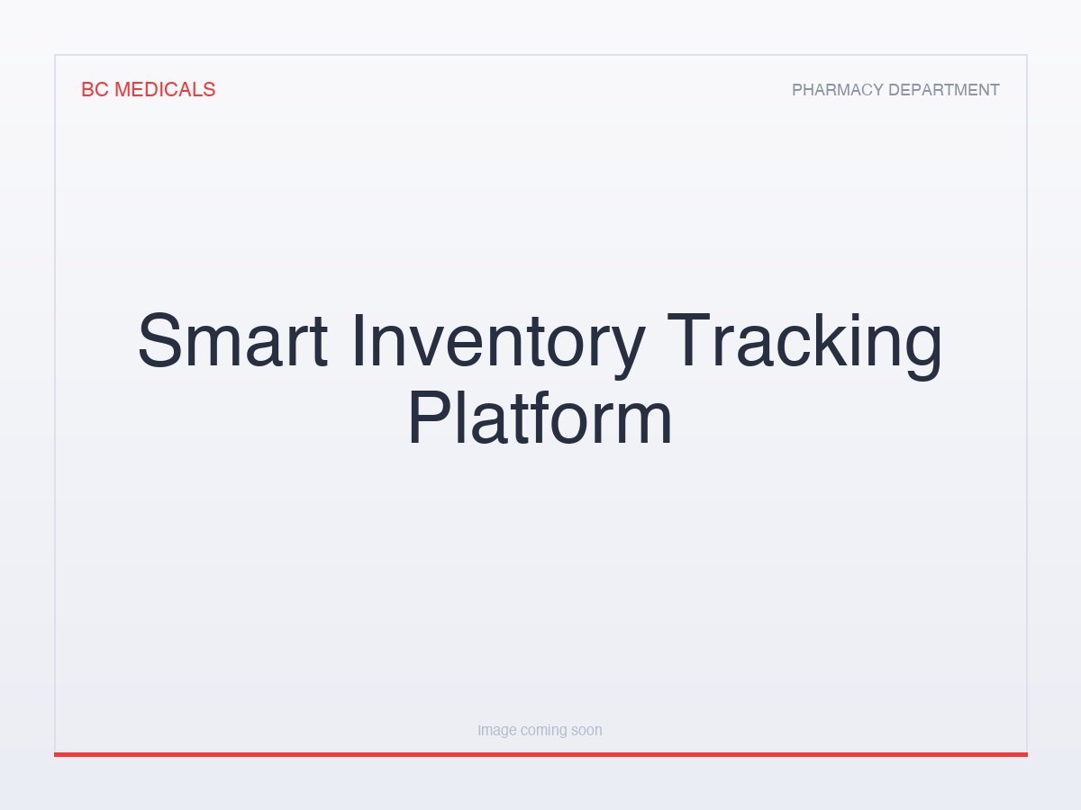 Smart Inventory Tracking Platform