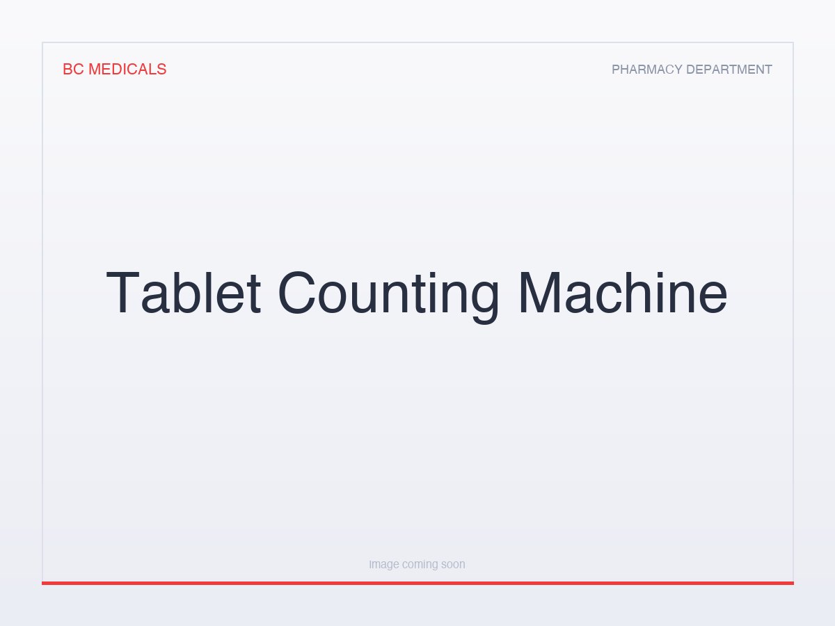 Tablet Counting Machine