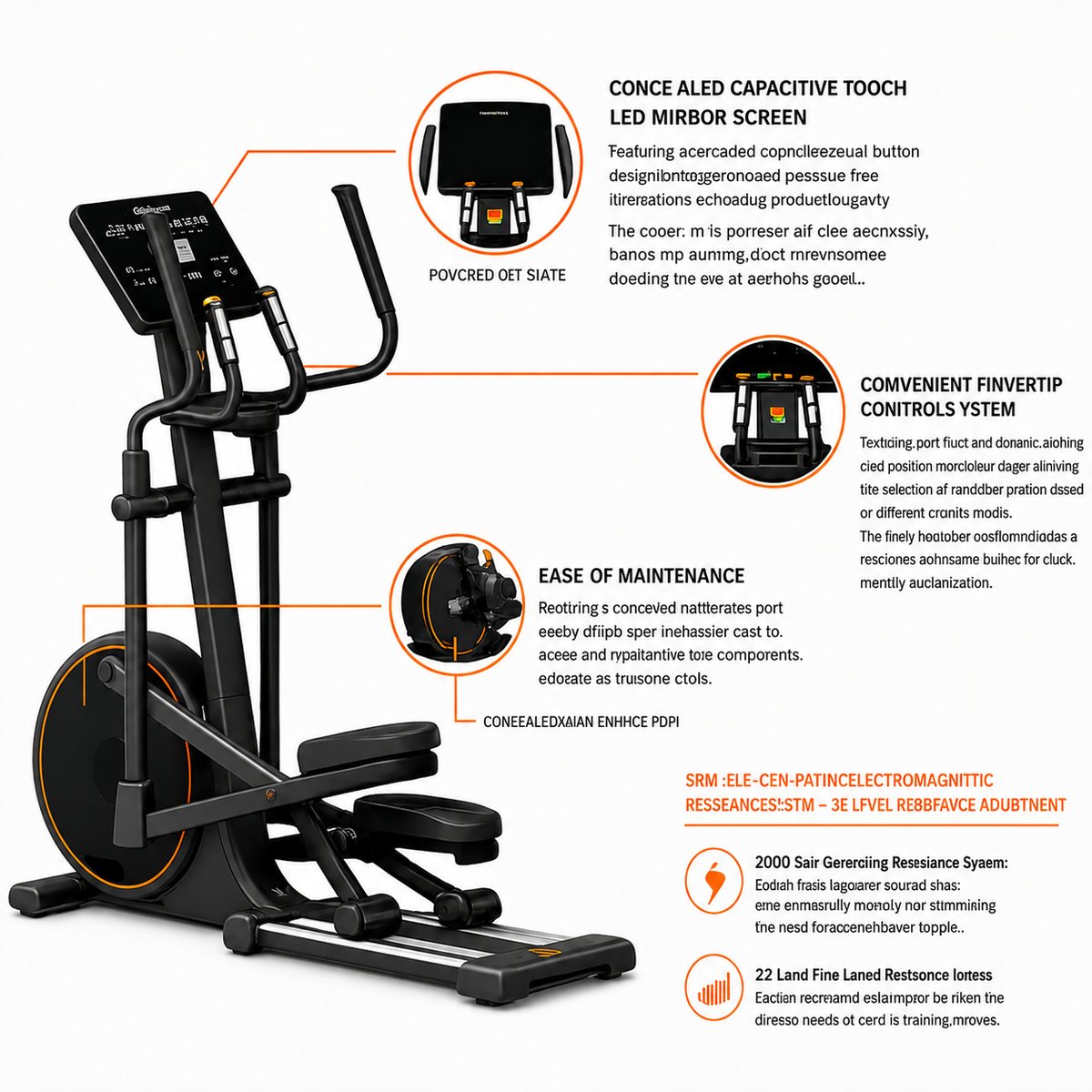 Elliptical Trainer (LC-003EGF) variant