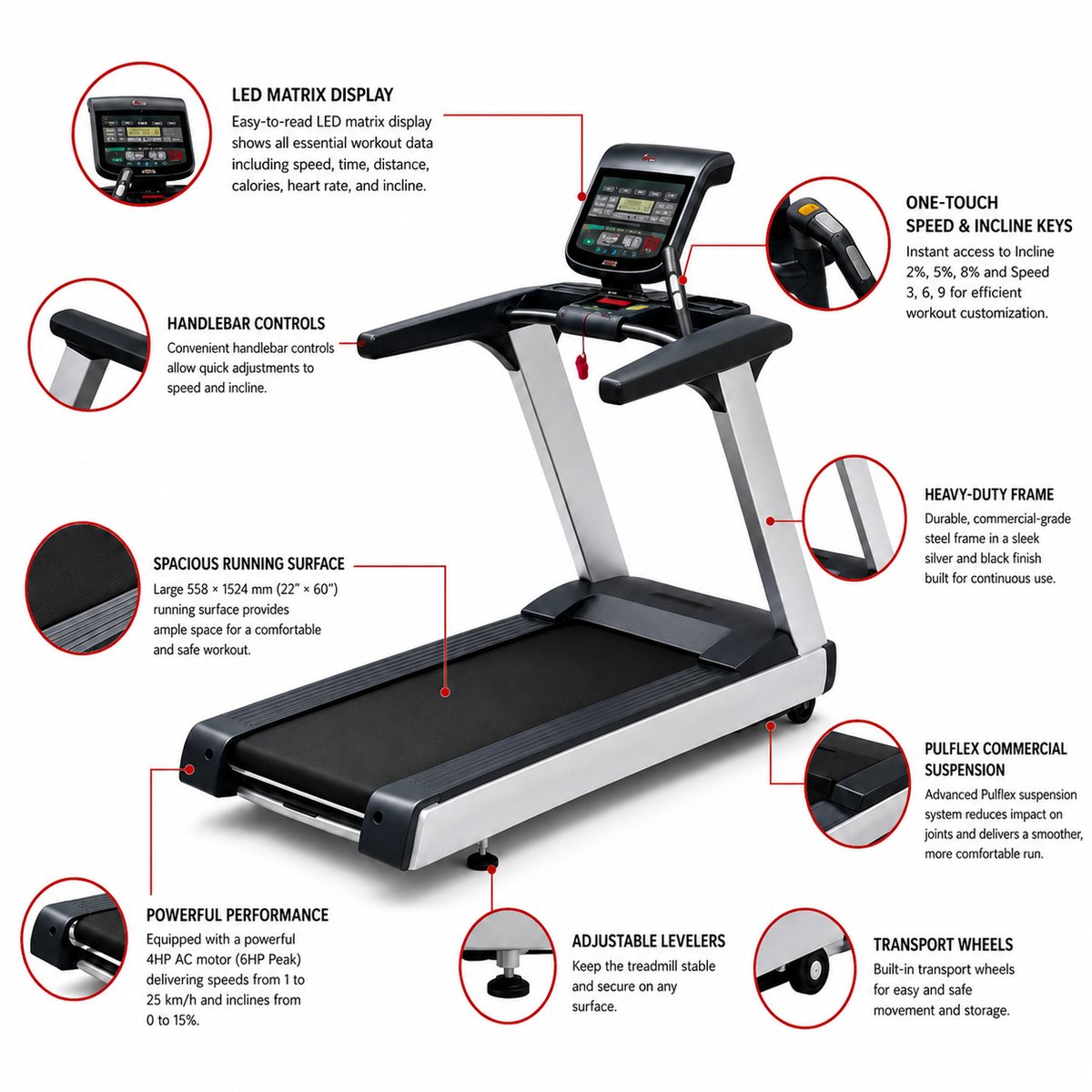 Performance Treadmill (LC-007TR) variant