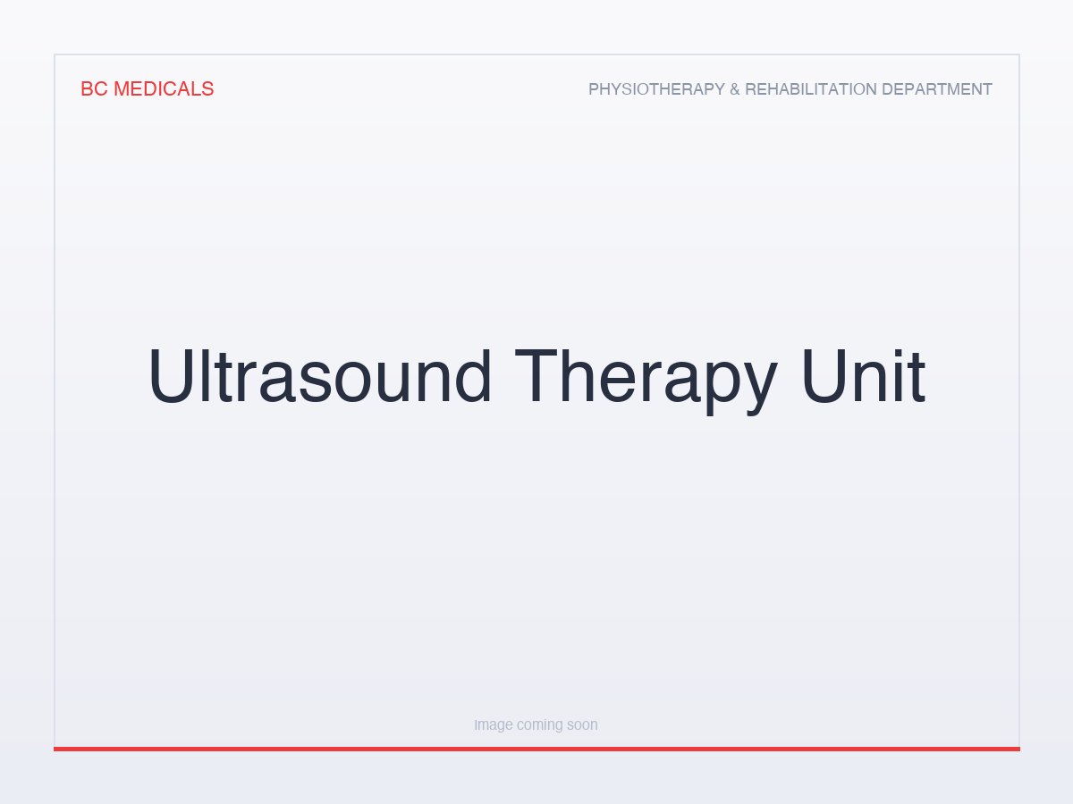 Ultrasound Therapy Unit
