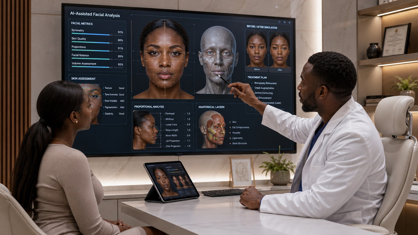 AI-assisted Cosmetic Planning System