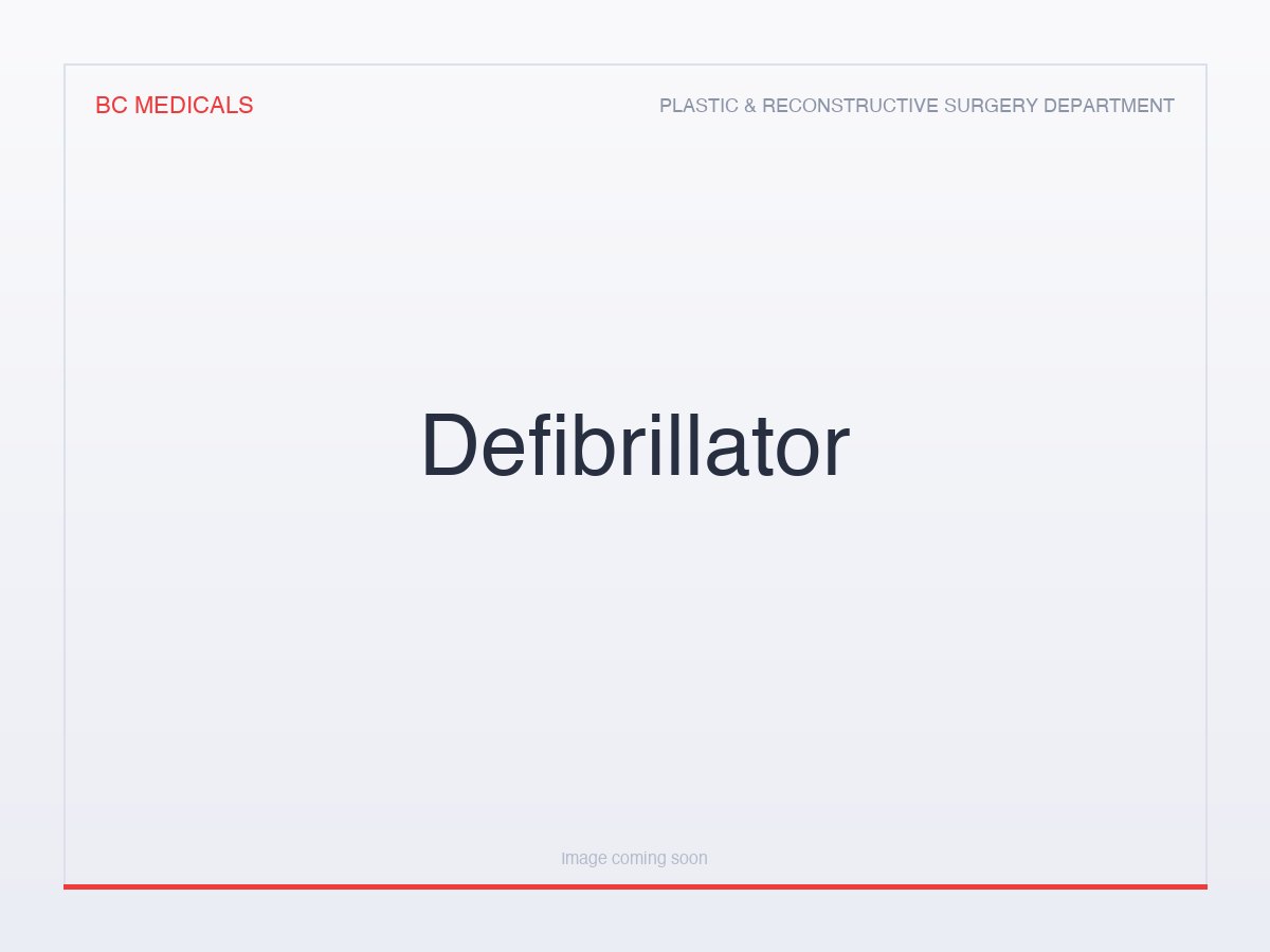 Defibrillator