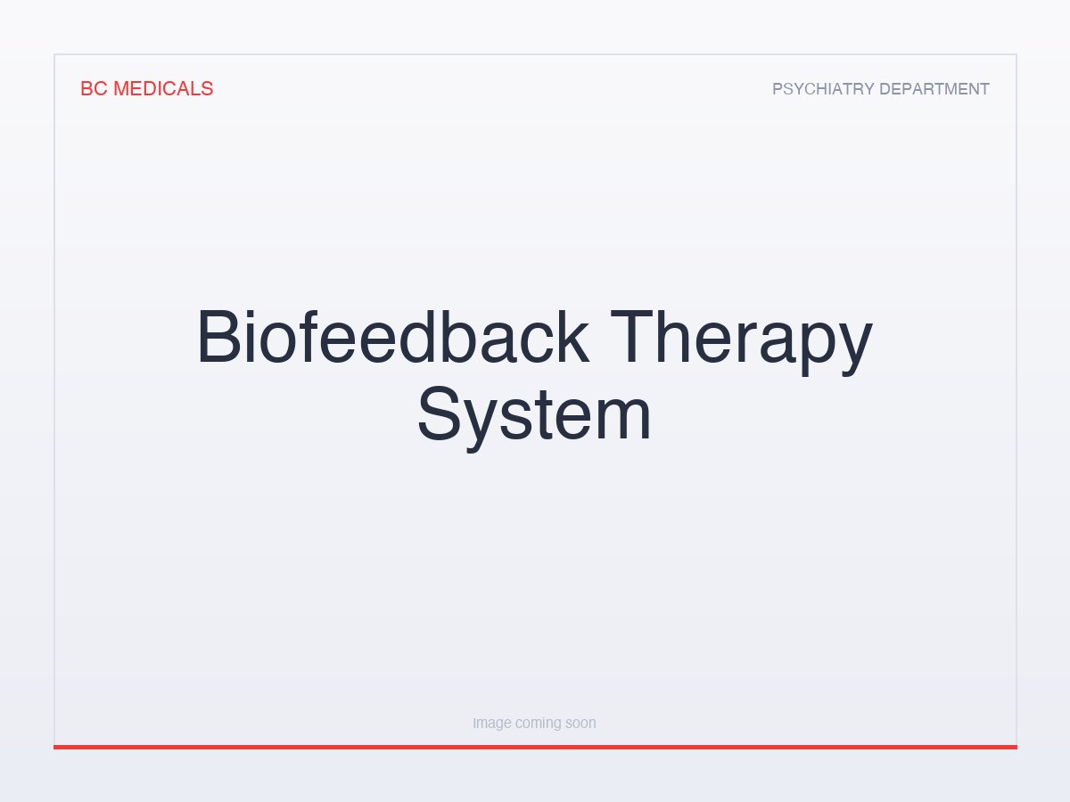 Biofeedback Therapy System