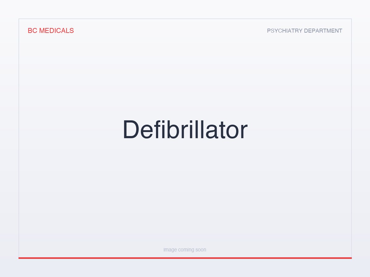 Defibrillator