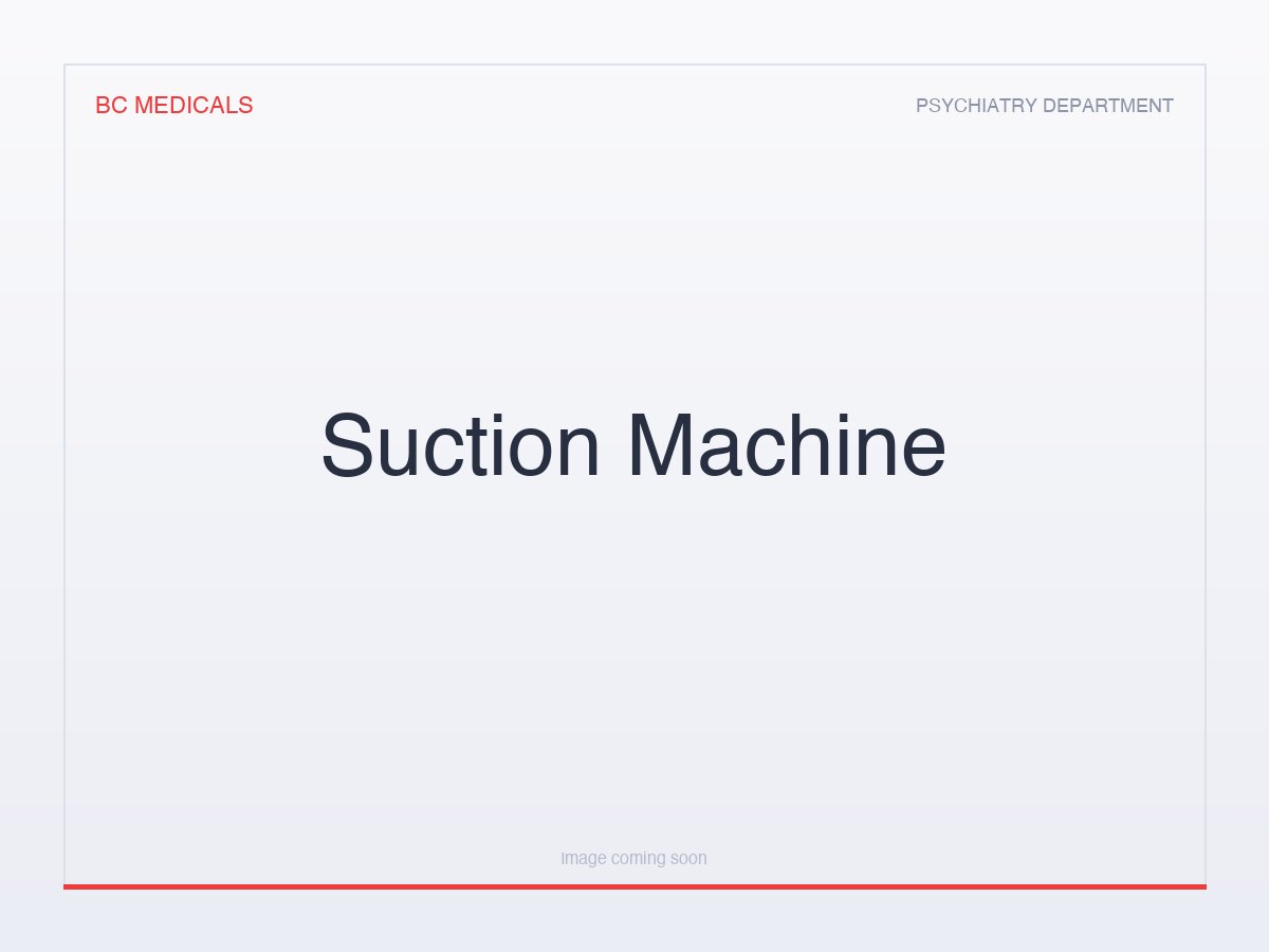 Suction Machine