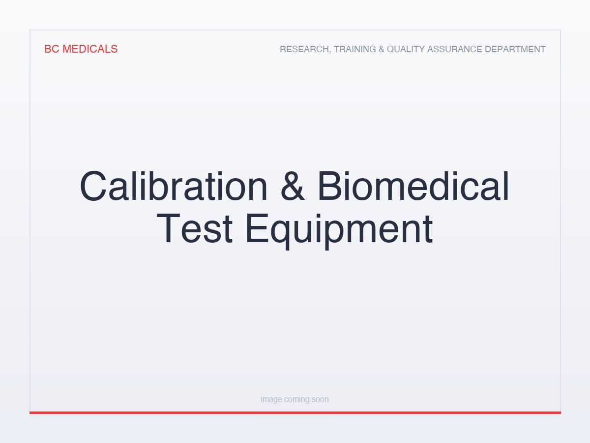 Calibration & Biomedical Test Equipment