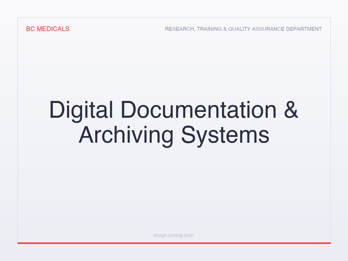 Digital Documentation & Archiving Systems