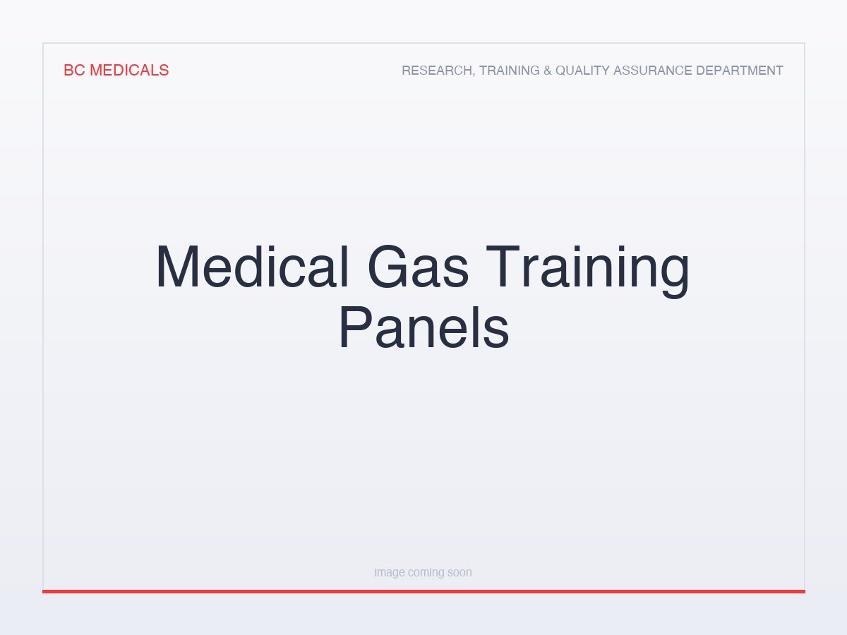 Medical Gas Training Panels