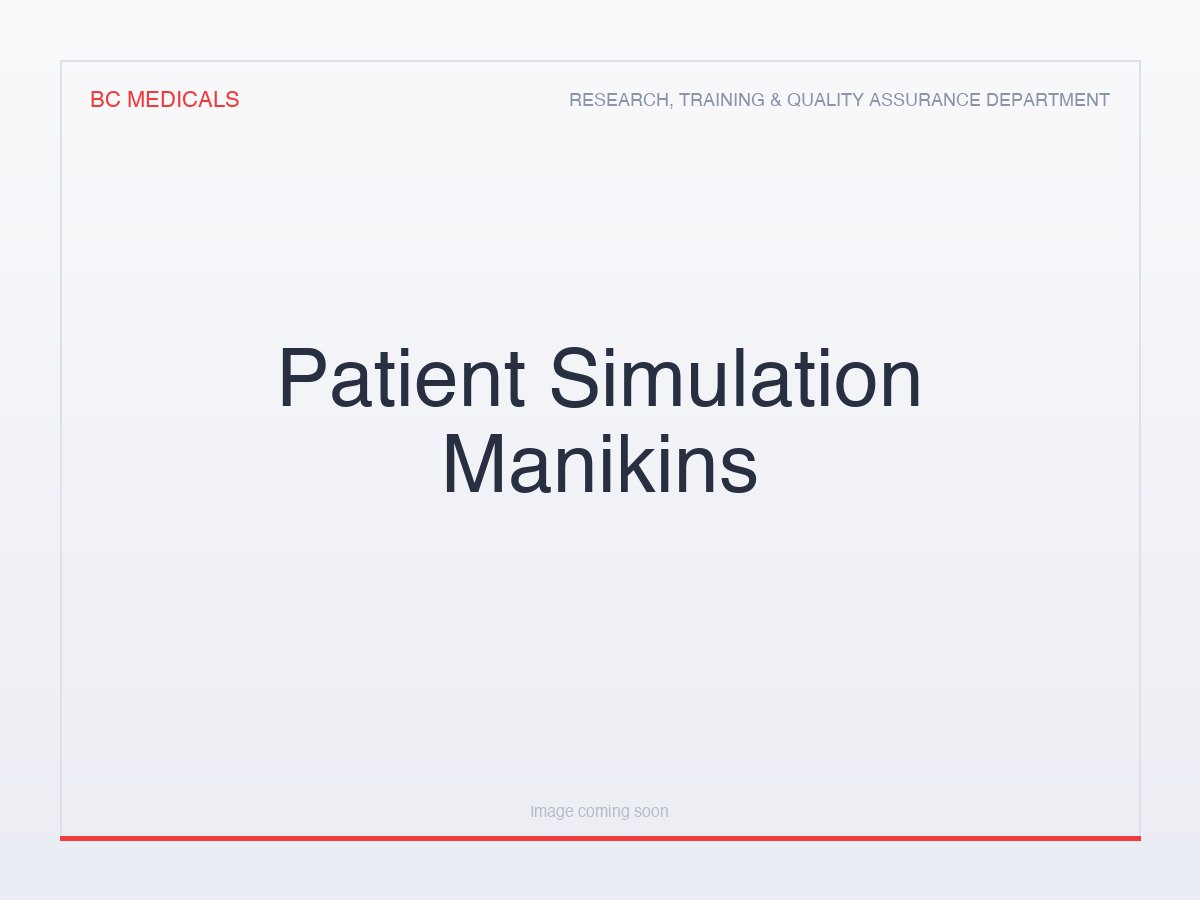 Patient Simulation Manikins