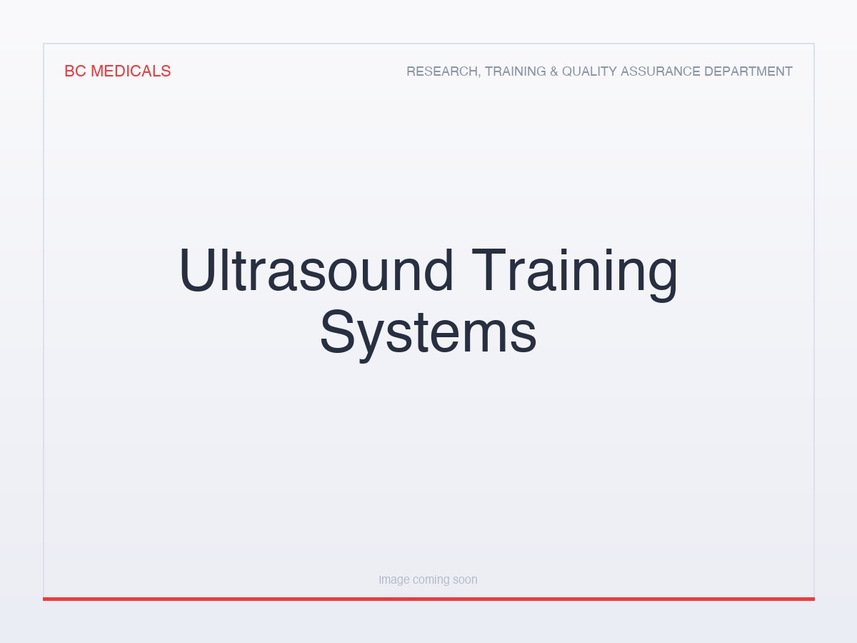 Ultrasound Training Systems
