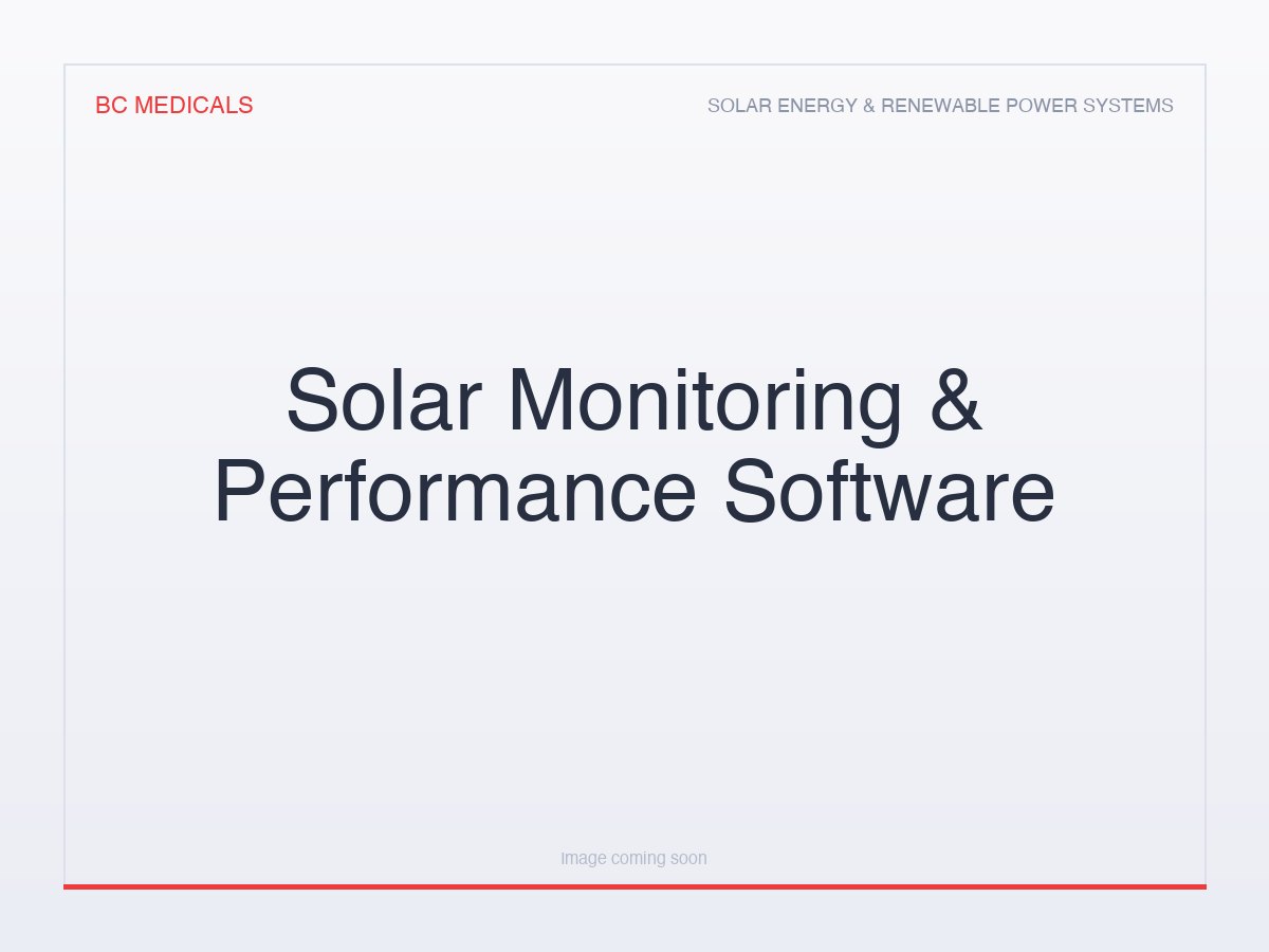 Solar Monitoring & Performance Software
