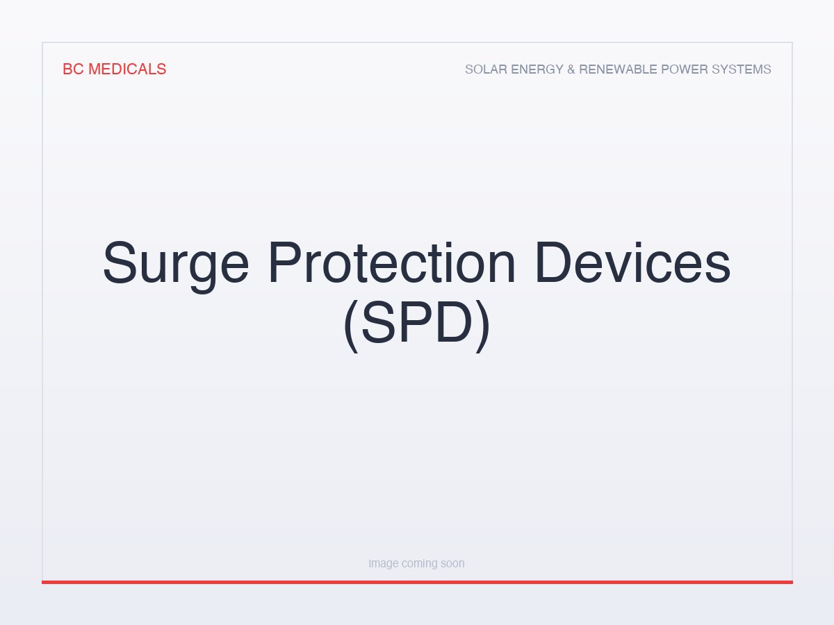 Surge Protection Devices (SPD)