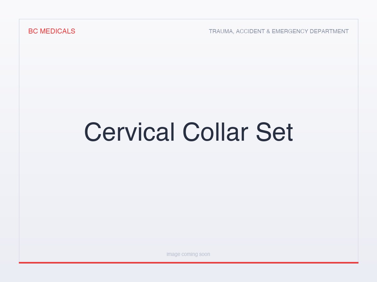 Cervical Collar Set