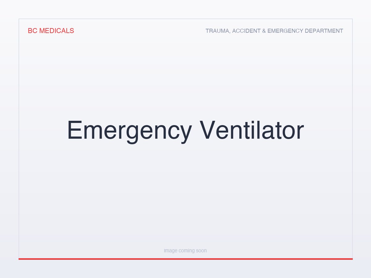 Emergency Ventilator