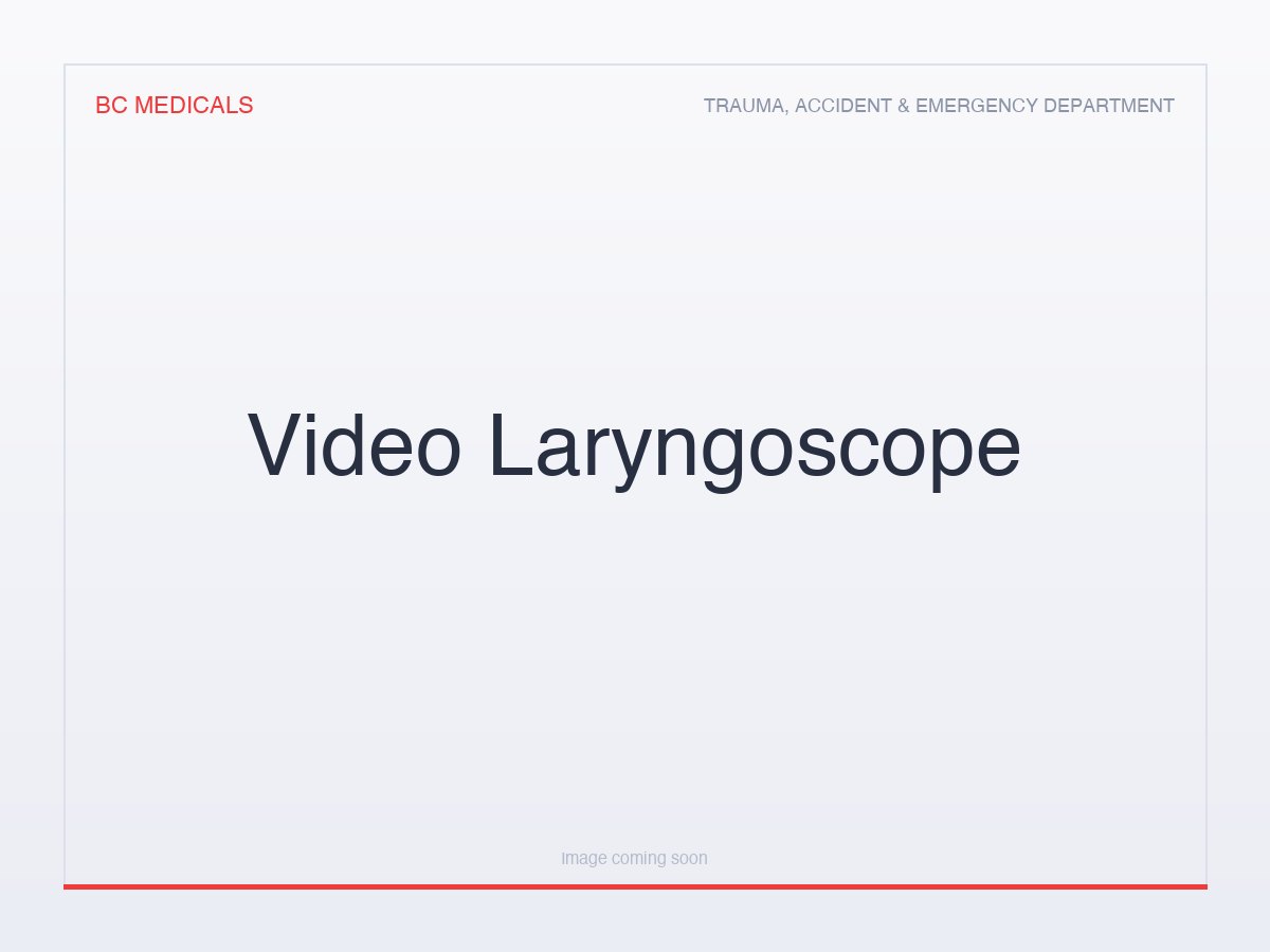Video Laryngoscope